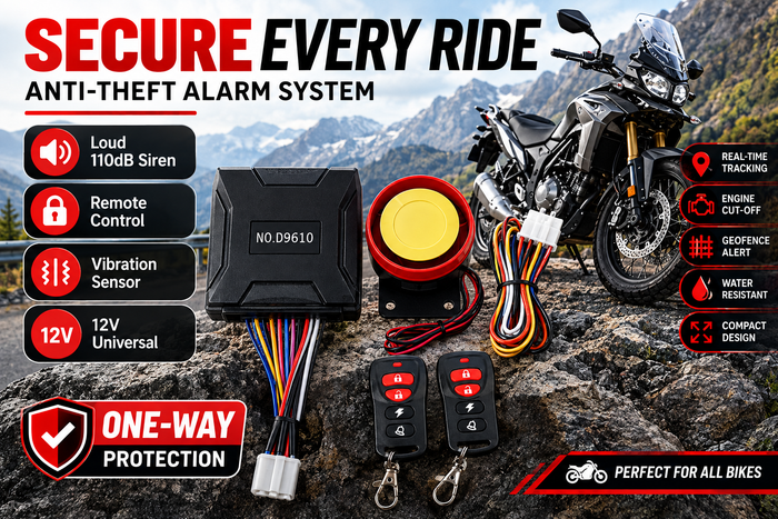 Motorcycle Remote Security Kit